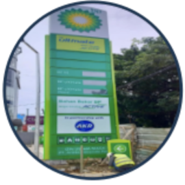 SPBU BP AKR Radio Dalam